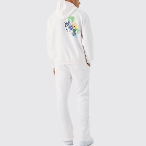 Sudadera con capucha y pantalones de chándal largos con estampado de abullonado en 3D personalizado, ropa deportiva, chándal gráfico con estampado de abullonado para hombre - Product Image 2