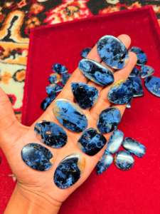 Cabochon Pietersite bleu de qualité AAA de haute qualité pierre précieuse naturelle polie lisse pour la fabrication de bijoux de qualité supérieure - Product Image 2