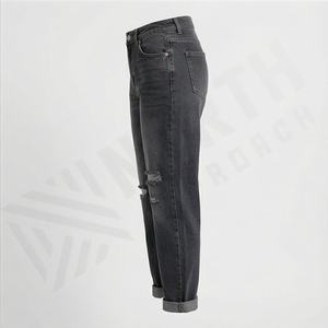 Pantalones Vaqueros Acampanados de Primera Calidad para Mujer, Nuevo Diseño Transpirable, Pantalones de Talla Grande, Ropa de Calle para Mujer - Product Image 3