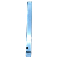 Usinage CNC en acier inoxydable pour composants tubulaires, différentes tailles, tubes carrés sur mesure pour matériel industriel