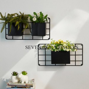 Design de luxe mural suspendu jardinière support plante panier Pot de fleur support décor à la maison mur suspendu jardinière porte-Pot de fleur - Product Image 5