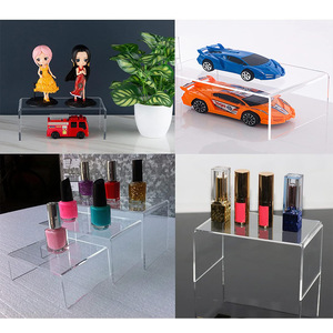 Présentoirs en acrylique multi-usages PS, supports à niveaux, tours à bijoux, organisateurs <span class=keywords><strong>de</strong></span> bureau transparents pour <span class=keywords><strong>maquillage</strong></span>, parfums, figurines et cosmétiques - Product Image 5