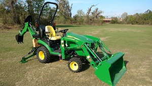 John รถแทรกเตอร์1025R พร้อมด้านหน้าและรถตัก - Product Image 4