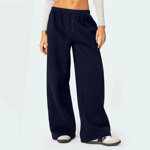 Street Style Fashion Women's <b>Baggy</b> <b>Trousers</b> & Pants High Manufactures Comfortable Cotton Fleece <b>Trousers</b> for <b>Ladies</b> OEM Service - Product Image 6