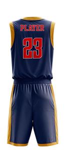 Diseña tu propio logotipo Baloncesto Jersey Pantalones cortos Uniforme Conjunto Transpirable Tallas grandes para el verano Color personalizado - Product Image 6