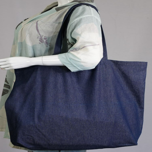 Women's Large 100% Cotton Canvas <b>Tote</b> <b>Bag</b> Customized Folding Reusable Eco-Friendly Shoulder Shopping <b>Bags</b> High Bulk Capacity - Product Image 1
