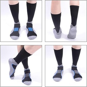 Chaussettes de sport pour hommes à faible MOQ, logo brodé, baseball, grande taille, sublimation, auto-chauffantes, athlétiques, 2025, téléchargées par Dress Sports - Product Image 6