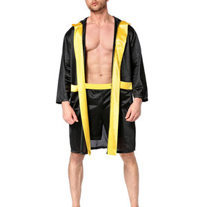 Bata de Boxeo de Poliéster de Alta Calidad Más Vendida, con Capucha para Hombre y Mujer, Color y Logotipo Personalizables, Ropa de Entrenamiento de MMA y Kick Boxing, Transpirable - Product Image 6