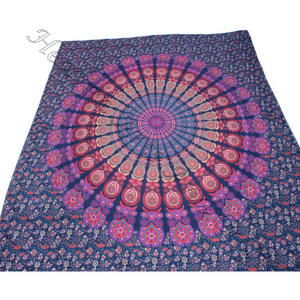 Tapiz de pared grande de Mandala indio Hippie, tapiz colgante de arte para playa - Product Image 4