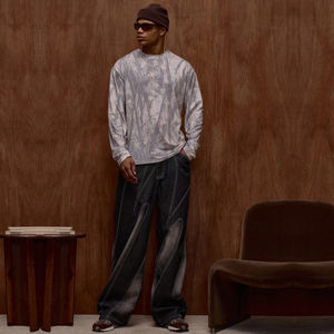 Affordable <b>Men</b> Full Sleeve <b>Shirts</b> Comfortable Breathable Fabric Fashionable Casual Wholesale Long Sleeve Tops <b>For</b> Daily Wear - Product Image 5