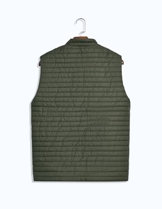 Veste matelassée à manches courtes ajustée pour femme, personnalisée OEM/ODM, très vendue - Product Image 3