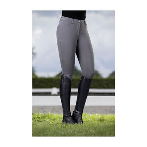 Pantalones de montar a caballo de tela técnica de asiento completo para mujer, pantalones de montar a caballo personalizados a granel al por mayor, superventas - Product Image 4