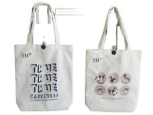 Bolsas de compras de lona de algodón ecológicas impresas con logotipo personalizado de alta calidad, regalos promocionales fabricados en Vietnam - Product Image 2