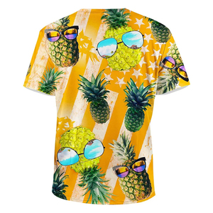 T-shirt Homme Oversize Imprimé 3D Coton Lourd Coupe Décontractée Ample Personnalisé Streetwear Mode Décontractée Manches Courtes Haute Qualité - Product Image 2