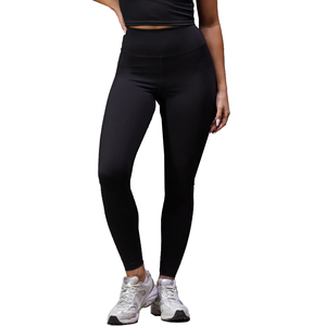 Women's Sportswear Gym Fitness Set Breathable Yoga Leggings & <b>Sports</b> <b>Bra</b> with Logo on Waist - Product Image 1
