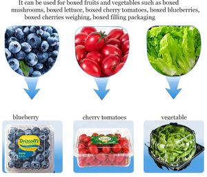 אוכמניות עגבניות שרי פירות טריים מרובי ראש משוקלל תיבת מילוי מכונת אריזה - Product Image 3