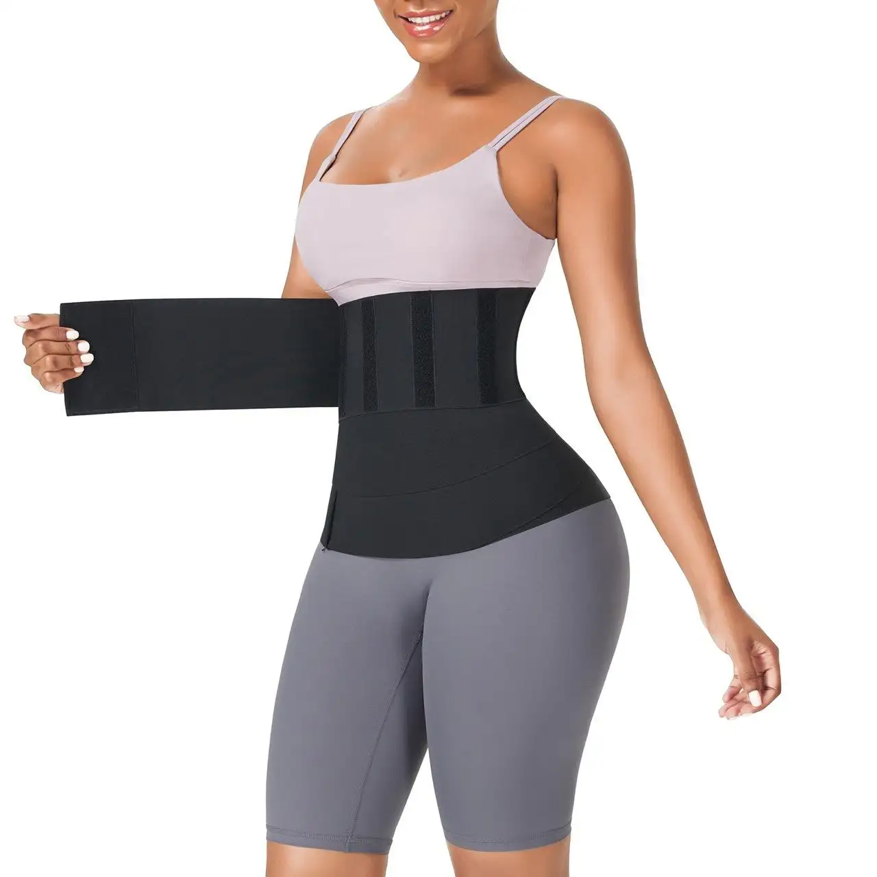 Bel eğitmen vücut Shapewear kadınlar karın zayıflama kılıf kadın düz göbek kuşak doğum kılıf Wrap bel kemeri Faja korse