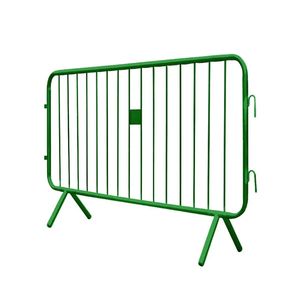 Barrera de Control de Multitudes de Acero de Alta Calidad para Escenarios de Conciertos de 2 m, Barrera de Control de Multitudes para Exteriores con Pancarta - Product Image 6