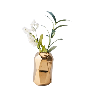 Royal Look hecho a mano para decoración de hogar y jardín, florero pulido dorado de tamaño mediano, jarrones de decoración de mesa para fiesta de boda - Product Image 1