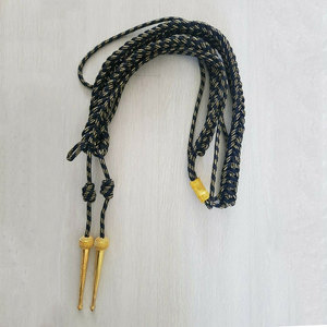 สายผ้าไหม aiguillette ชุดเดรส100% คอตตอนปรับแต่งได้สายคล้องไหล่ผลิตตามสั่ง - Product Image 1