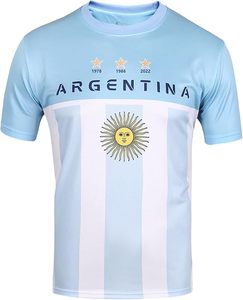 Maillot de football pour enfants d'Argentine, vêtements de football de haute qualité, vente en gros, uniformes d'entraînement de football, maillot de football - Product Image 1