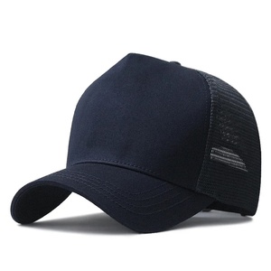High Quality <b>Waterproof</b> Nylon Baseball Cap 4 Mesh Panel Breathable Snapback Custom Embroidered Blank Trucker <b>Hat</b> OEM Factory - Product Image 1