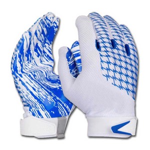 Guantes de fútbol americano con impresión personalizada con cuero sintético y guantes de fútbol americano para todas las estaciones - Product Image 2