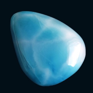 Cabochon Larimar de la mer des Caraïbes naturelle Pectolite bleue Taille 3-21 MM de la République dominicaine Anneaux pendentifs Fabrication de bijoux Pierres précieuses - Product Image 2