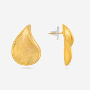 Boucles d'oreilles tendance ethniques pour femmes, plaquées or, motif goutte d'eau géométrique avec pompon, 11g, pour fêtes, mariages, cadeaux, en alliage de zinc - Product Image 4