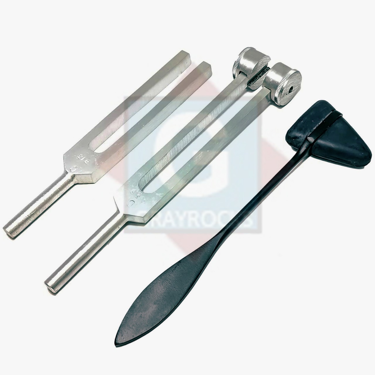 Best Quality Healing Musical Instrument Sound Healing Natural Quartz Tuning Forks Stainless Steel Percussion Hammer