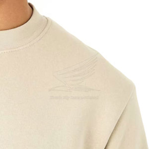 Customizable New Design 100% Cotton Breathable Winter <b>Pullover</b> <b>Men</b> Sweat Suit with Long Sleeve Drawstring Closure Side Pockets - Product Image 6