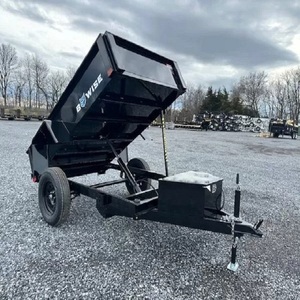 Remorque à benne basculante d'occasion de qualité supérieure pour les industries agricoles avec engrenage d'essieu moteur prêt à expédier pour l'utilisation de remorque de tracteur - Product Image 3