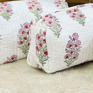 Handblock Printed Set of 3 Multipurpose <b>Storage</b> <b>Bags</b> (<b>Large</b> Medium Small) - Product Image 1