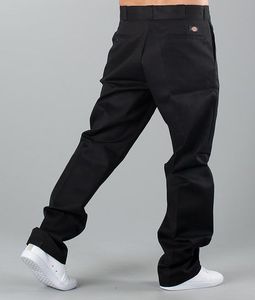 กางเกงวอร์มผ้าแคนวาสสำหรับผู้ชายดีไซน์6กระเป๋าผ้าแคนวาสออกแบบได้เองเป็นมิตรกับสิ่งแวดล้อมน้ำหนักเบาด้านหน้าเรียบกางเกงสตรีทแวร์สีดำ - Product Image 4