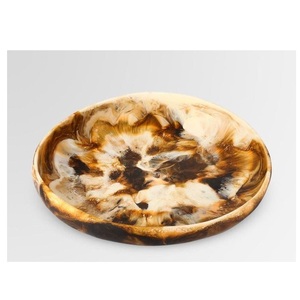 Bol en résine pour fruits et salade Bol de vaisselle Imprimé vert et toutes les couleurs Bols de vaisselle en résine Ustensiles de cuisine solides - Product Image 2