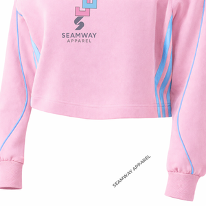 Sudadera Jack And Jill Of America, Sudadera Informal de Algodón para Mujer, Cuello Redondo, Jersey Bordado, Suéter de Punto - Product Image 2