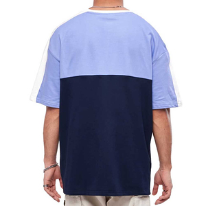 เสื้อยืดผ้าฝ้าย100% ปรับแต่งได้สำหรับผู้ชายเสื้อยืดทูโทนสีคุณภาพสูง - Product Image 3
