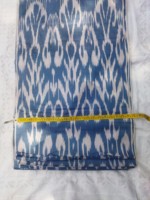 Tela Ikat de Algodón Ecológica Tejida a Mano, Tela de Uzbekistán para Prendas, Ropa de Cama, Decoración del Hogar y Accesorios para Bolsos