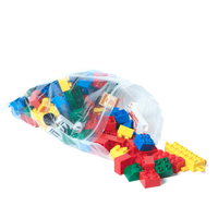 U.S.L. Juguete Educativo de Animales, Bloques de Construcción, Juego de 110 Piezas de Plástico LDPE para Edades de 5 a 7 Años, Unisex