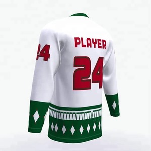 Unisex Sportswear Ice Hockey Uniform Custom Team Breathable Lightweight Waterproof Anti-Bacterial Quick Dry Polyester High - Product Image 3