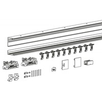 Dormakaba MUTO Comfort M60 Set (1900mm profil) pour portes coulissantes en verre (8-12mm verre), capacité 60 kg, montage mural