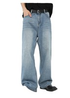 Jean droit grande taille pour homme Maxout Sports – Taille mi-haute, confortable, anti-plis, respirant et léger pour le sport et le quotidien