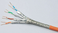 Câble réseau CAT 8 2000 MHz, prix au mètre, SFTP CAT8 double blindage extérieur, câble Ethernet LAN 1000 pieds CAT8