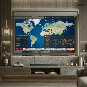 Diseño <span class=keywords><strong>de</strong></span> Mueble para TV Inteligente Moderno y Personalizado con Espejo, Mueble para Televisión Integrado Impermeable, Espejos Modernos para Sala <span class=keywords><strong>de</strong></span> Estar - Product Image 1