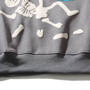 Meilleures ventes Sweats à capuche avec impression bouffante pour hommes pour l'hiver en coton avec fermeture éclair au prix d'usine - Product Image 5