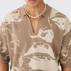เสื้อโปโลกอล์ฟสำหรับผู้ชายพิมพ์ลายพลัสไซส์กำหนดโลโก้2025 - Product Image 3