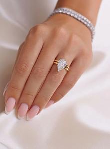 แหวนเพชรแท้ขายดีสำหรับผู้หญิง งานแต่งงาน งานหมั้น หรือวันครบรอบ  เครื่องประดับคุณภาพดี ราคาไม่แพง - Product Image 4