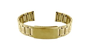 Bracelets de montre intelligente unisexe GD7015 en acier inoxydable doré de luxe, 27 cm, respirants, durables, souples, réglables, étanches et légers - Product Image 3