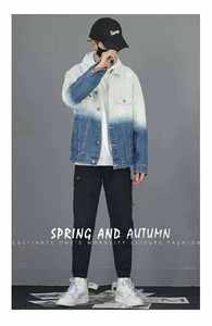 New Arrival <b>Men's</b> High Street <b>Denim</b> <b>Jackets</b> Custom Printed Front Logo <b>Hooded</b> Wool Lined Winter Outdoor Fashion 100% Cotton - Product Image 6