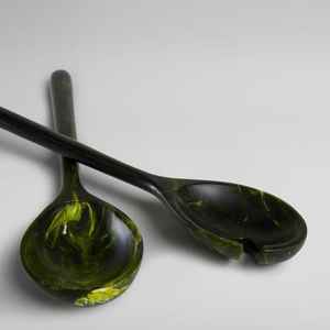 Juego de Cubiertos de 2 Piezas de Diseño Clásico y Ecológico, Tamaño Personalizable, Atractivo Juego de Cuchara y Tenedor de Cuerno para Comer, Café y Té - ¡Mejor Precio! - Product Image 1